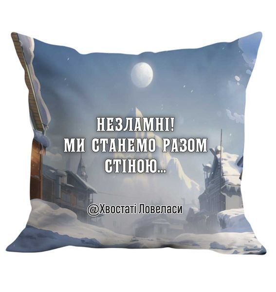 Декоративна подушка "котик Сніжок" &ndash; велюр DP02 фото